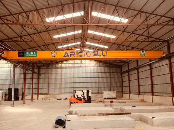 Arıcıoğlu - Çift Kirişli Gezer Köprülü Vinç projesi