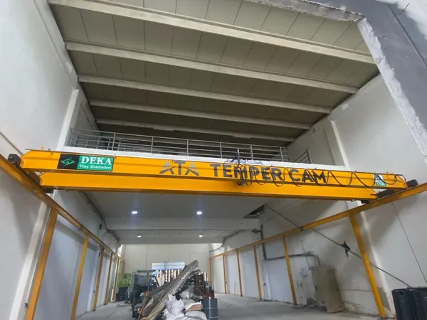 Ata Temper Cam - Çift Kirişli Gezer Köprülü Vinç projesi
