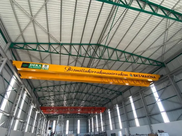 BKS Makina - Çift Kirişli Gezer Köprülü Vinç projesi