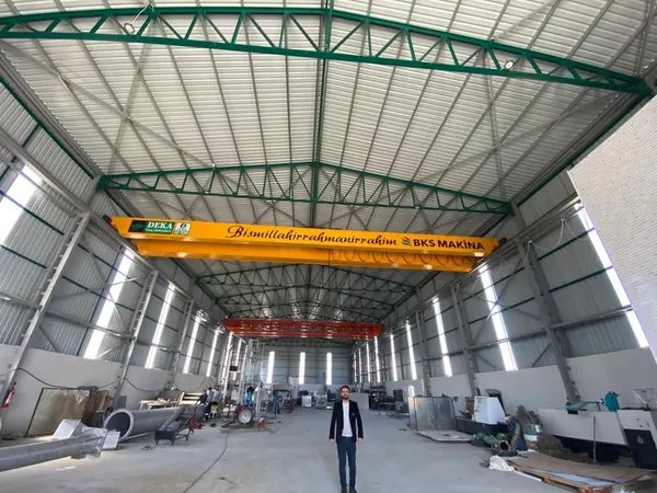BKS Makina - Çift Kirişli Gezer Köprülü Vinç projesi, görsel 2