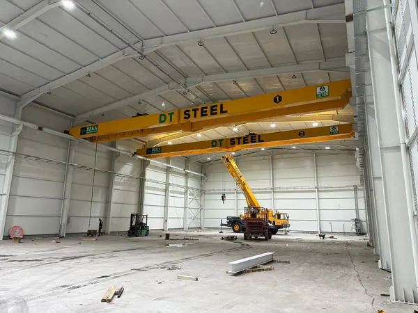 DT Steel - Çift Kirişli Gezer Köprülü Vinç projesi, görsel 2