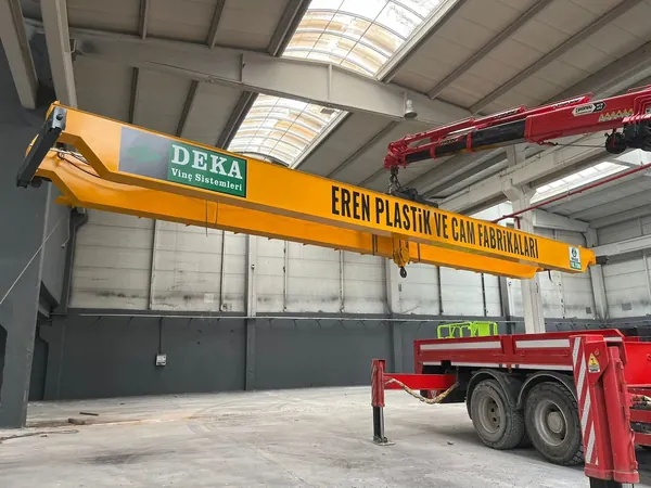 Eren Plastik ve Cam Fabrikaları - Çift Kirişli Gezer Köprülü Vinç projesi, görsel 6