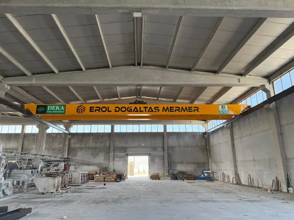 Erol Doğaltaş Mermer - Çift Kirişli Gezer Köprülü Vinç projesi