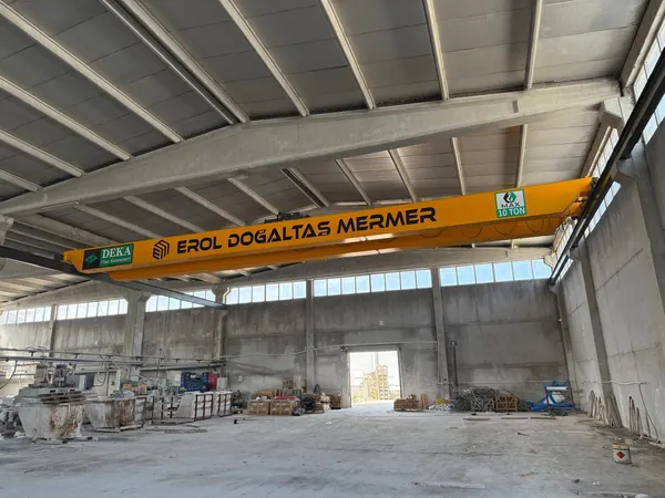 Erol Doğaltaş Mermer - Çift Kirişli Gezer Köprülü Vinç projesi, görsel 2