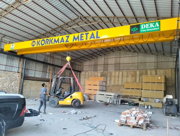 Korkmaz Metal - Tek Kirişli Vinç projesi, görsel 3