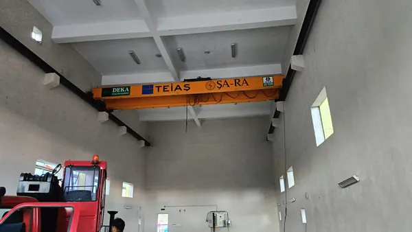 TEİAŞ - Şa-Ra - Çift Kirişli Gezer Köprülü Vinç projesi